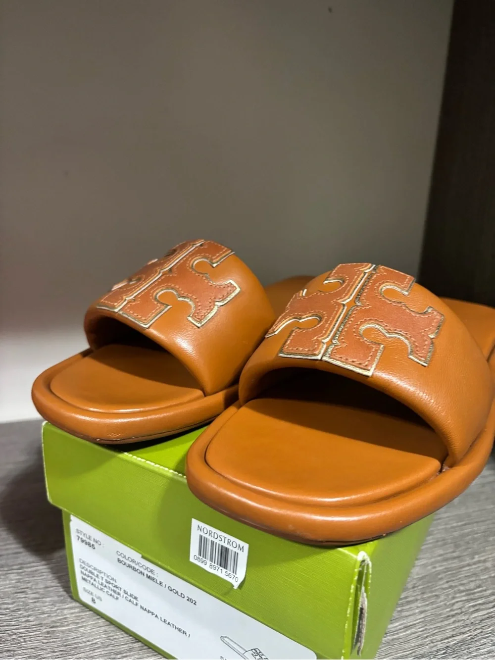 Tory Burch Double T Slides